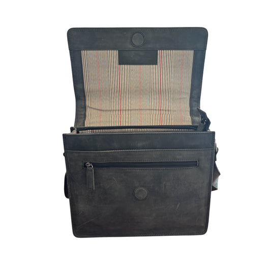 Second Nature Leather Satchel - black