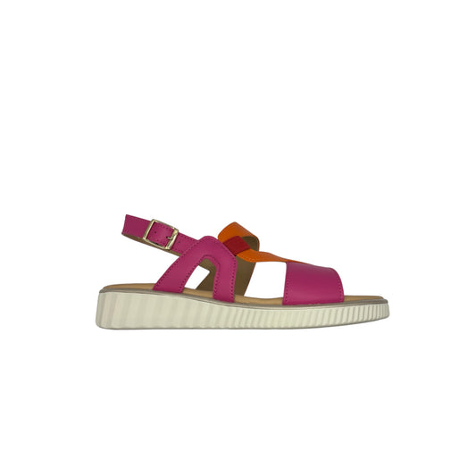Satina Orange/Fuxia