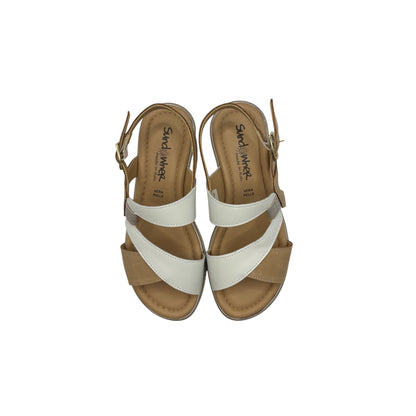 Satina White/Camel