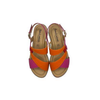 Satina Orange/Fuxia
