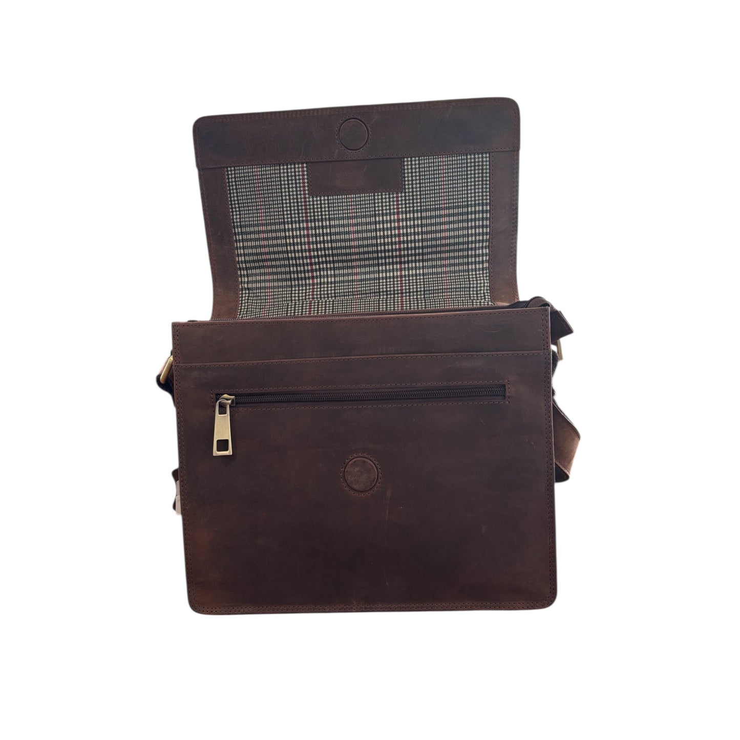 Second Nature Leather Satchel - tan